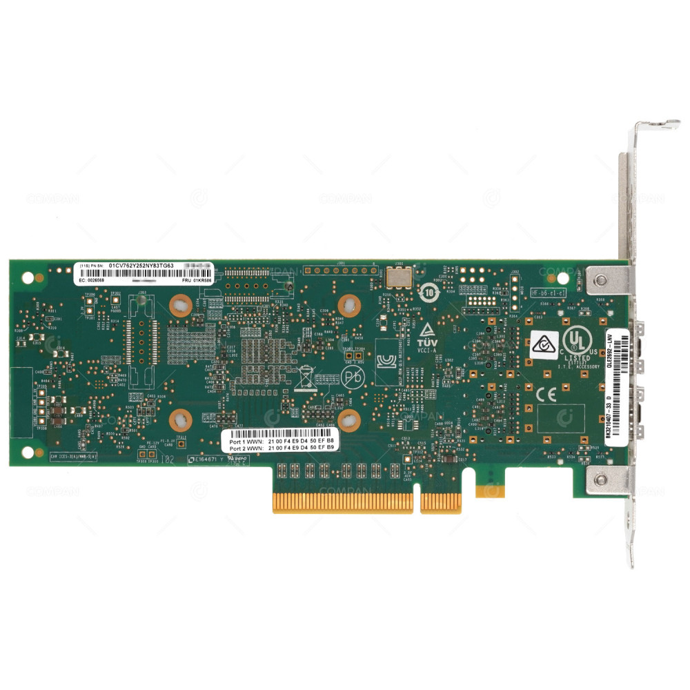 01KR586 IBM QLE2692 DUAL PORT 16GB SFP+ ADAPTER